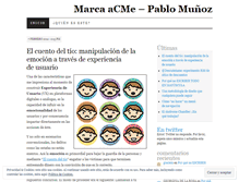 Tablet Screenshot of marcaacme.wordpress.com