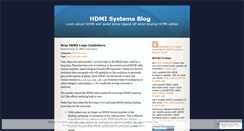 Desktop Screenshot of hdmisystems.wordpress.com