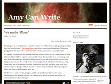 Tablet Screenshot of amycanwrite.wordpress.com