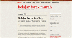 Desktop Screenshot of belajarforexmurah.wordpress.com