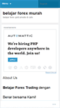 Mobile Screenshot of belajarforexmurah.wordpress.com