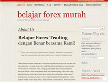 Tablet Screenshot of belajarforexmurah.wordpress.com