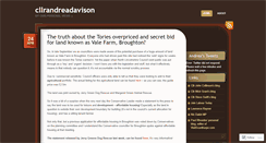 Desktop Screenshot of cllrandreadavison.wordpress.com