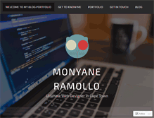 Tablet Screenshot of monyane.wordpress.com