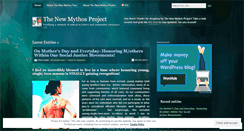 Desktop Screenshot of newmythosproject.wordpress.com