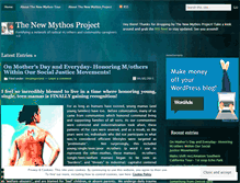 Tablet Screenshot of newmythosproject.wordpress.com