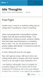 Mobile Screenshot of idlethoughtsblog.wordpress.com