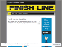 Tablet Screenshot of finishlineseries.wordpress.com