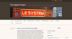 Desktop Screenshot of catjects.wordpress.com
