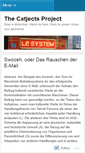 Mobile Screenshot of catjects.wordpress.com