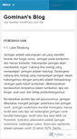 Mobile Screenshot of gominan.wordpress.com