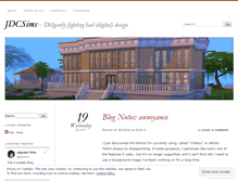 Tablet Screenshot of jdcsims.wordpress.com