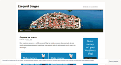 Desktop Screenshot of ezequielberges.wordpress.com