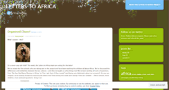 Desktop Screenshot of letterstoafrica.wordpress.com