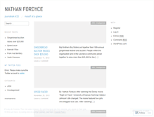 Tablet Screenshot of nathanfordyce.wordpress.com