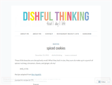 Tablet Screenshot of dishfulthinking.wordpress.com