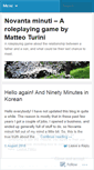Mobile Screenshot of novantaminutirpg.wordpress.com