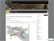 Tablet Screenshot of bkflex.wordpress.com