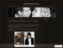 Tablet Screenshot of fashionistasportsfan.wordpress.com