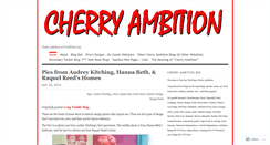 Desktop Screenshot of cherryambition.wordpress.com