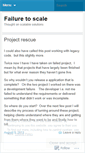 Mobile Screenshot of fail2scale.wordpress.com