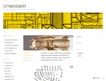 Tablet Screenshot of citymovement.wordpress.com