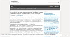 Desktop Screenshot of lectorbajito.wordpress.com