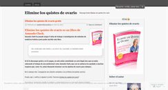 Desktop Screenshot of eliminelosquistesdeovario.wordpress.com