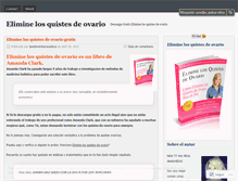 Tablet Screenshot of eliminelosquistesdeovario.wordpress.com