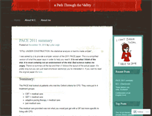 Tablet Screenshot of apaththroughthevalley.wordpress.com