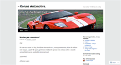 Desktop Screenshot of colunaautomotiva.wordpress.com