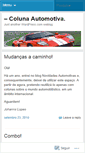 Mobile Screenshot of colunaautomotiva.wordpress.com