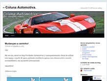 Tablet Screenshot of colunaautomotiva.wordpress.com