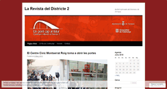 Desktop Screenshot of districte2.wordpress.com