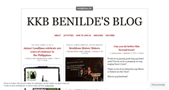 Desktop Screenshot of kkbbenilde.wordpress.com