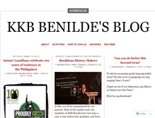 Tablet Screenshot of kkbbenilde.wordpress.com