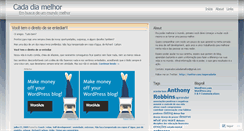 Desktop Screenshot of cadadiamelhor.wordpress.com