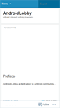 Mobile Screenshot of androidlobby.wordpress.com