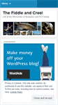 Mobile Screenshot of fiddleandcreel.wordpress.com