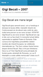 Mobile Screenshot of gygybecali.wordpress.com