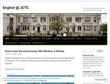 Tablet Screenshot of jctcenglish.wordpress.com