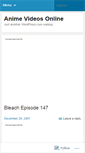 Mobile Screenshot of animevideosonline.wordpress.com