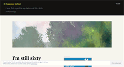 Desktop Screenshot of ithappenedsofast.wordpress.com