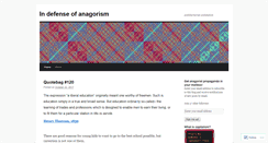 Desktop Screenshot of anagory.wordpress.com