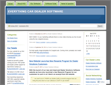 Tablet Screenshot of cardealersoftware.wordpress.com