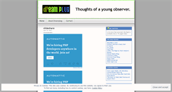 Desktop Screenshot of dreamplug.wordpress.com