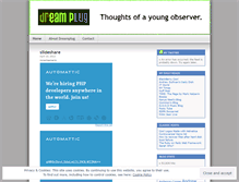 Tablet Screenshot of dreamplug.wordpress.com