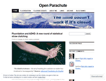 Tablet Screenshot of openparachute.wordpress.com