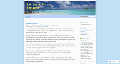 Desktop Screenshot of clairealgarme.wordpress.com