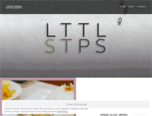 Tablet Screenshot of lttlstps.wordpress.com